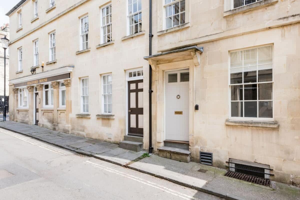 Central Georgian Townhouse With Free Parking Bath Exterior foto