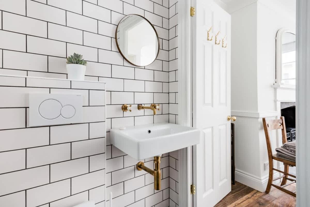 Central Georgian Townhouse With Free Parking Bath Exterior foto